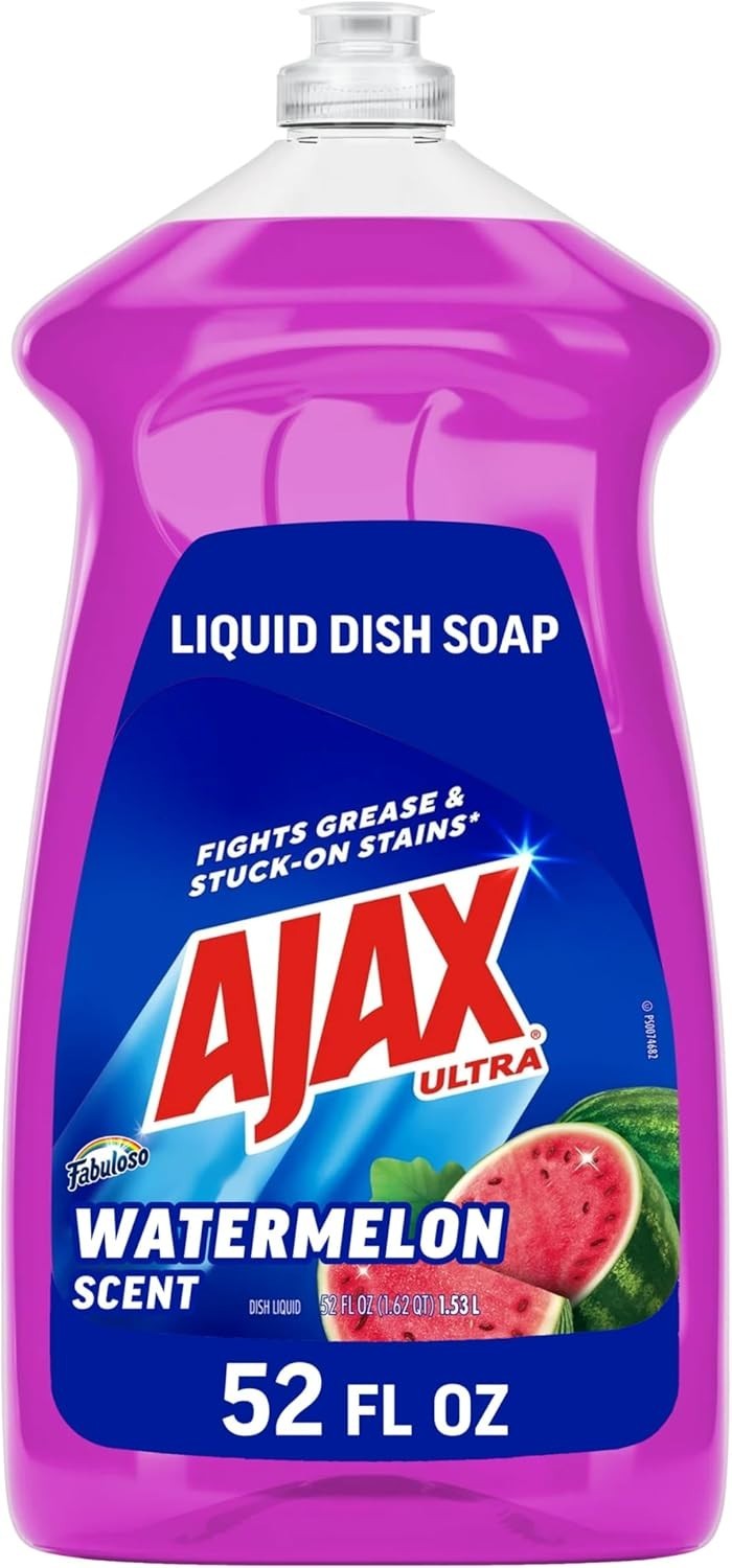 Ajax Ultra Liquid Dish Soap with Fabuloso Lavender Scent, 52 fl oz Bottle