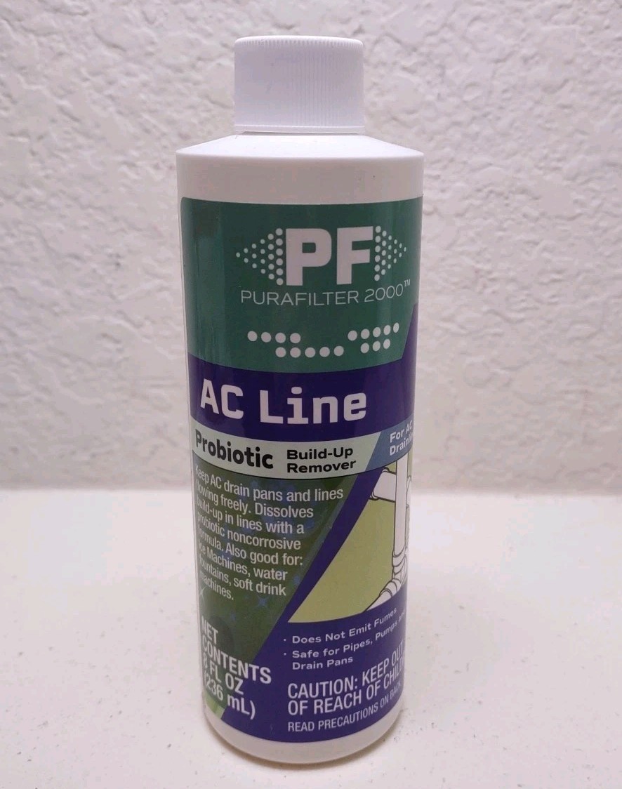 Purafilter 2000 AC Line Probiotic Build-Up Remover Drain Cleaner – 8 oz.