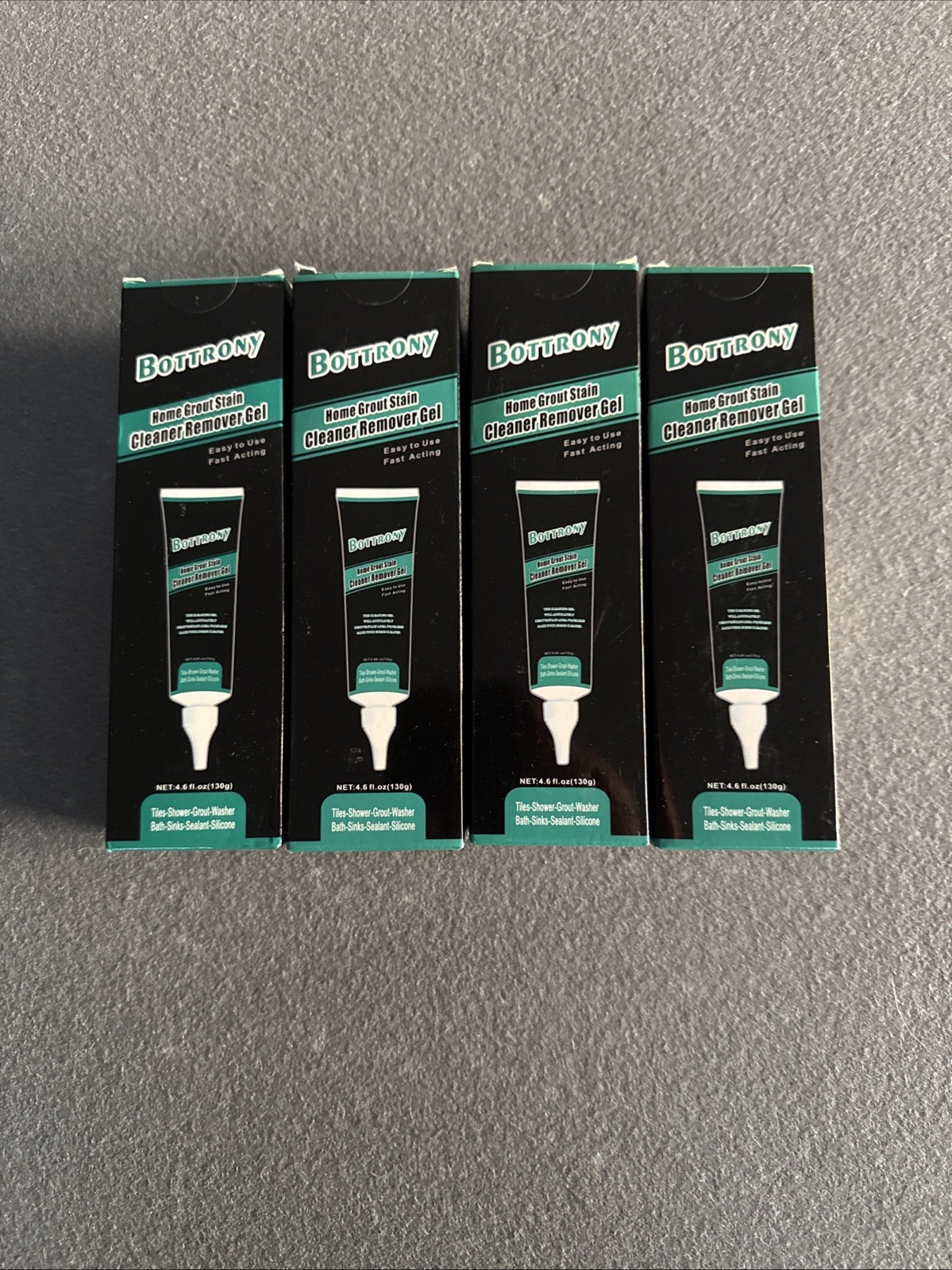 Bottrony Home Grout Stain Cleaner Remover Gel LOT OF 4 New Expires 6/30/27