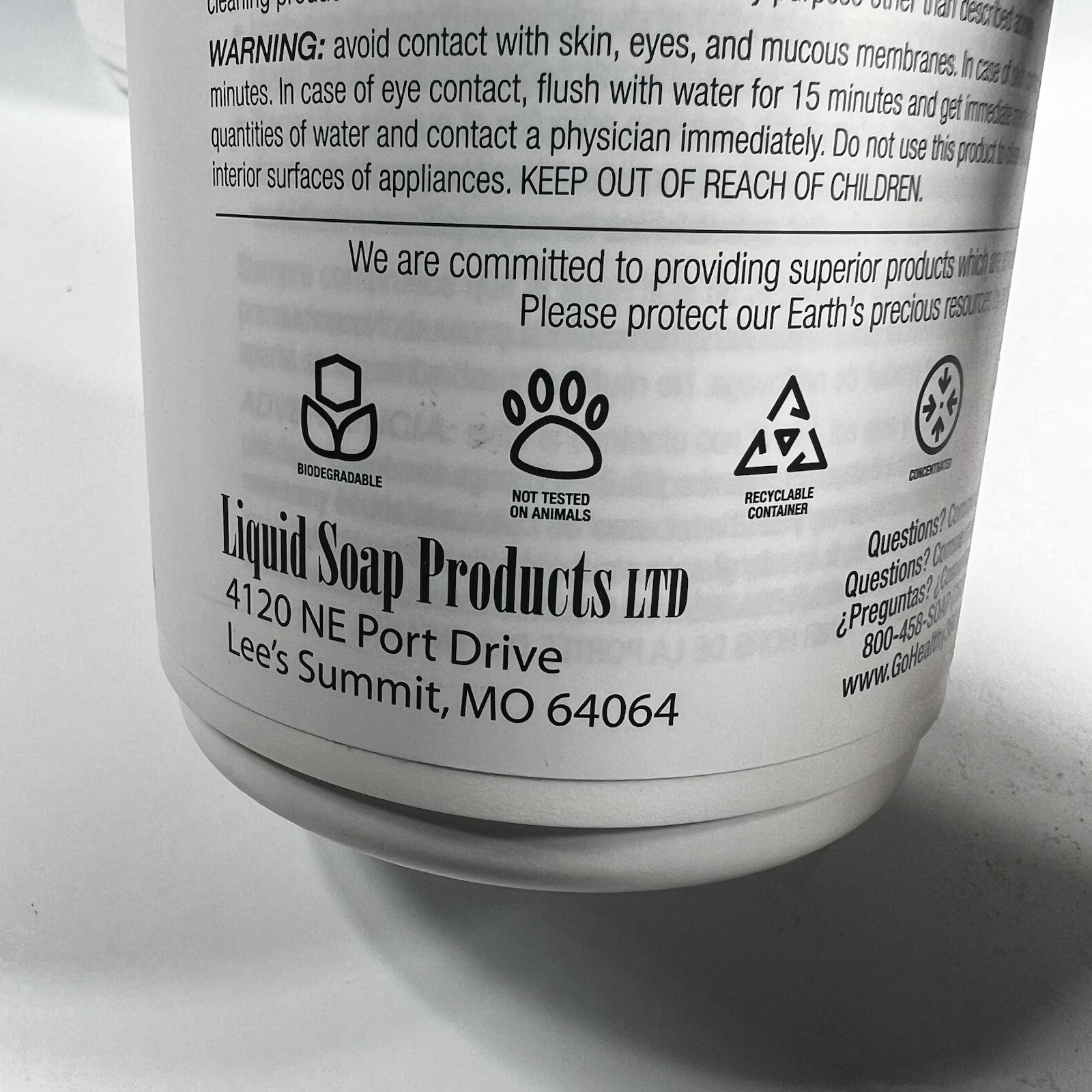 Lot of 3 Sealed Natural Visions Cleaning Concentrate 1 Liter Animal Cruelty Free