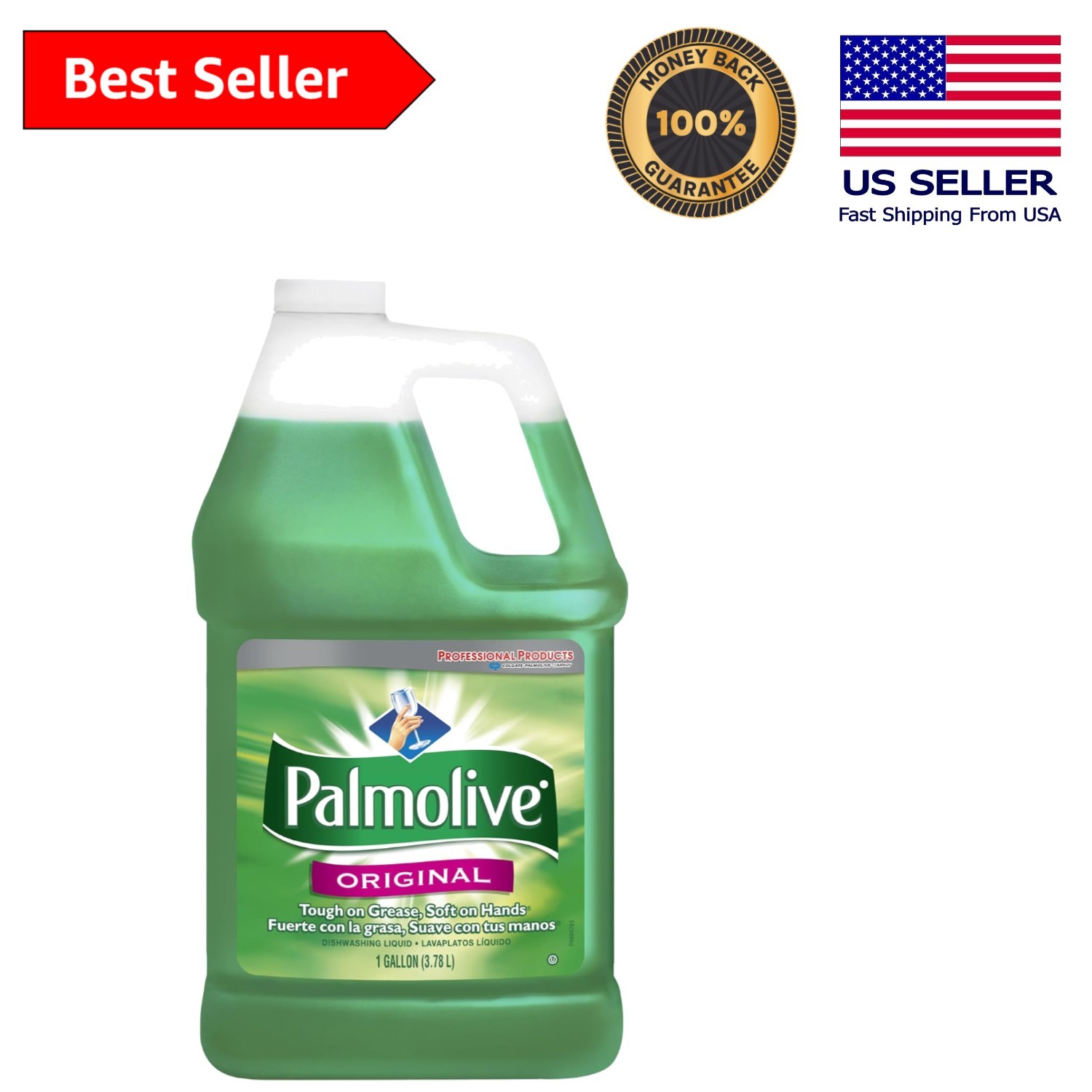 1 Gallon Scent Dish Soap: Thick Formula for Tough Grease Removal