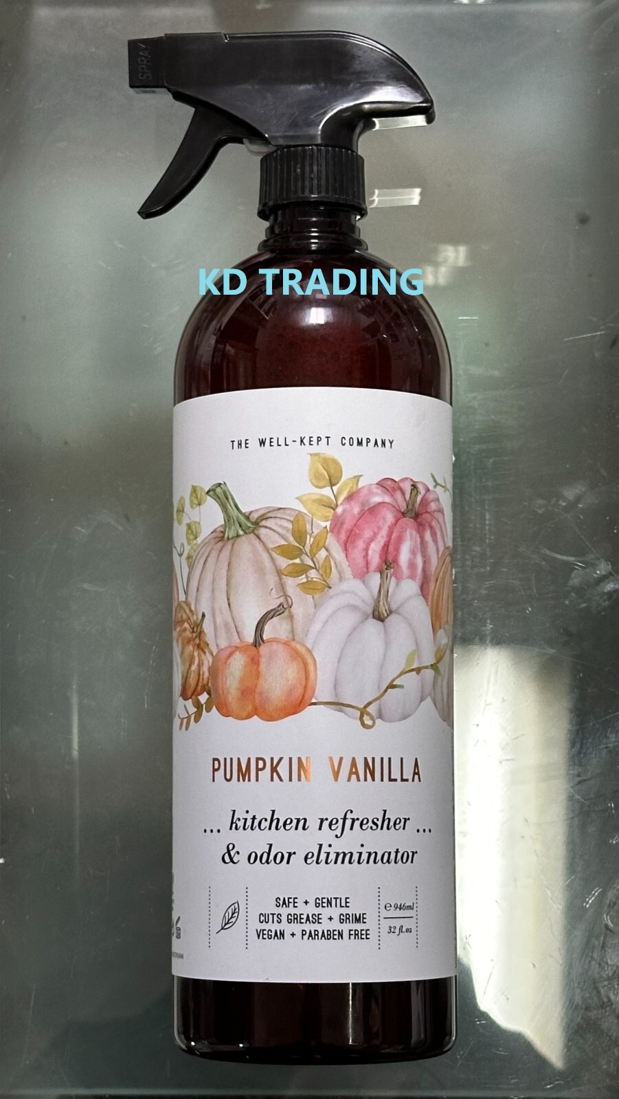 THE WELL-KEPT COMPANY Kitchen Refresher Odor Eliminator PUMPKIN VANILLA 946ml
