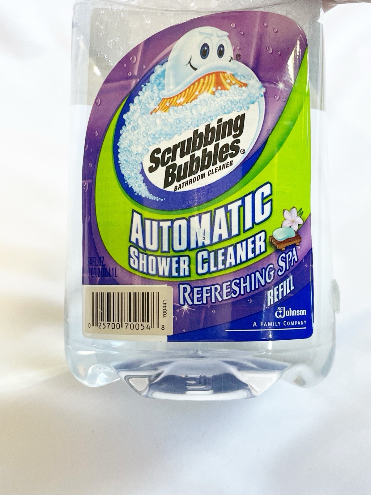 Scrubbing Bubbles Automatic Shower Cleaner Refill 34 oz New Glade Refreshing Spa