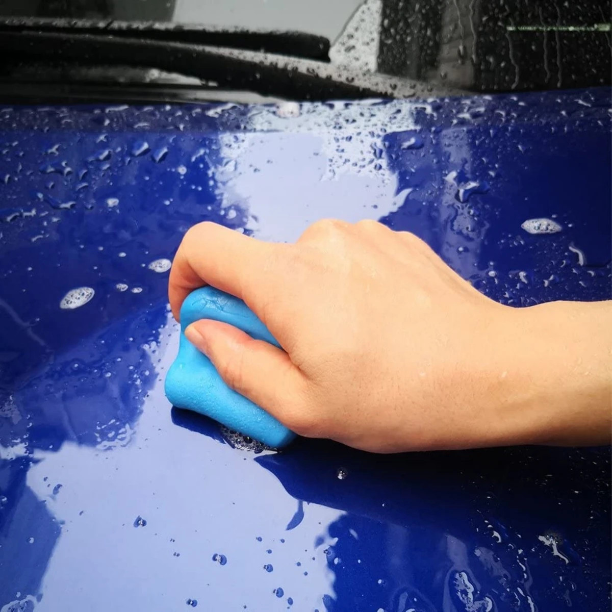 1-4PCS Blue Car Detailing Cleaning Magic Clay Bar Auto Paint Maintenance Tools P