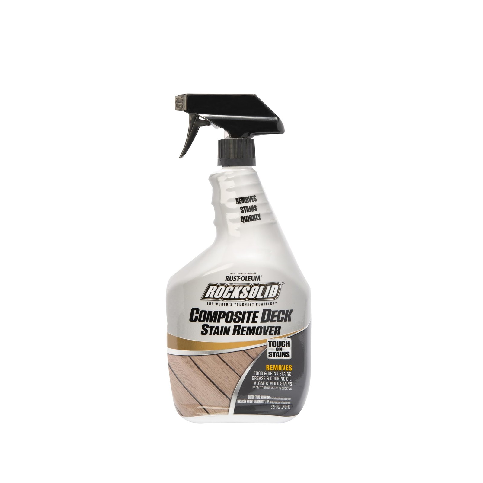 Rust Oleum Rocksolid 32Oz Composite Deck Stain Remover Multi Surface Cleaner