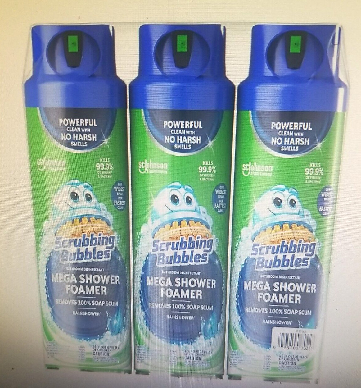 RAINSHOWER SCRUBBING BUBBLES MEGA SHOWER FOAMING BATHROOM CLEANER (3 PK , 20 OZ)