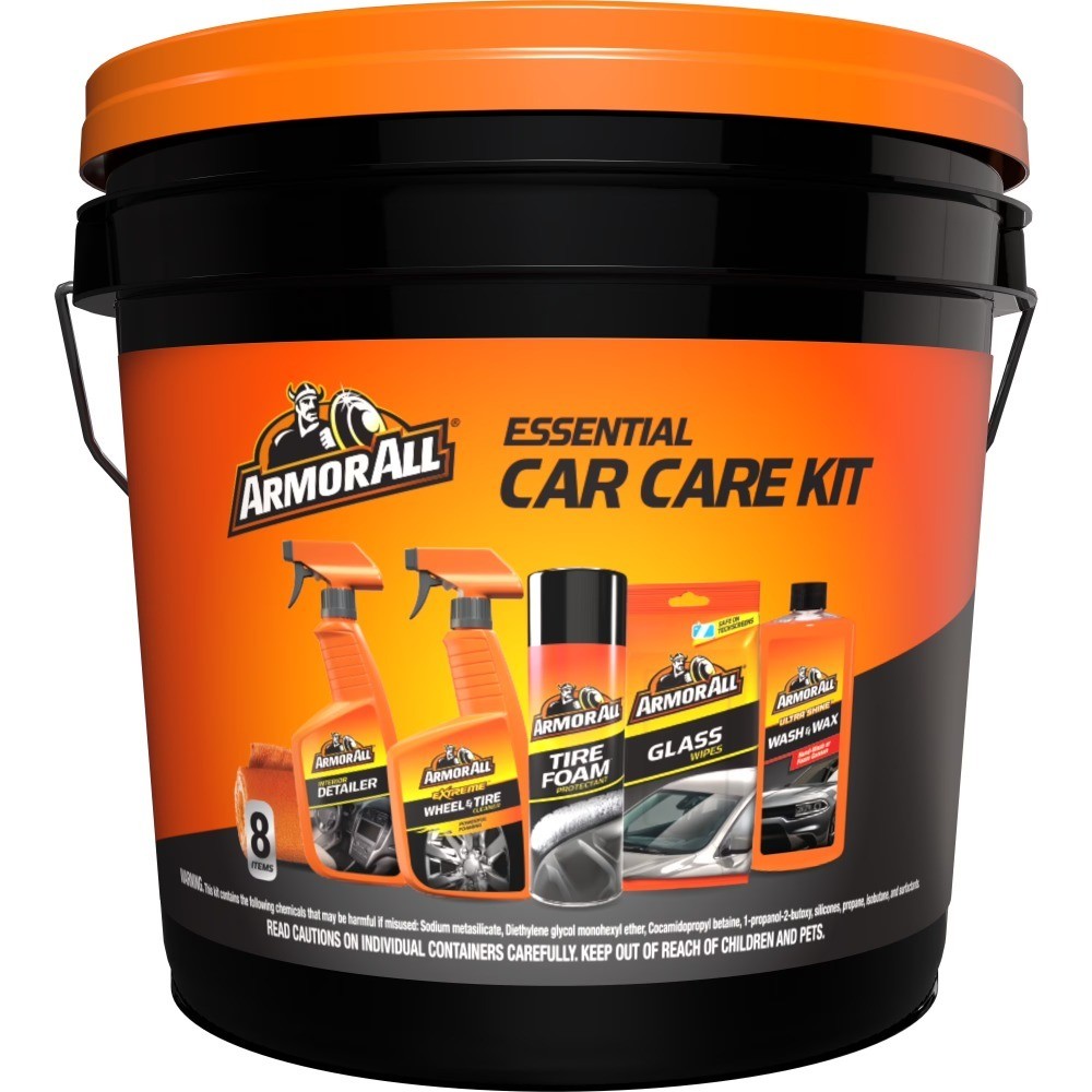 8-Piece Car Detailing Cleaning Kit for Auto Interior and Exterior Care