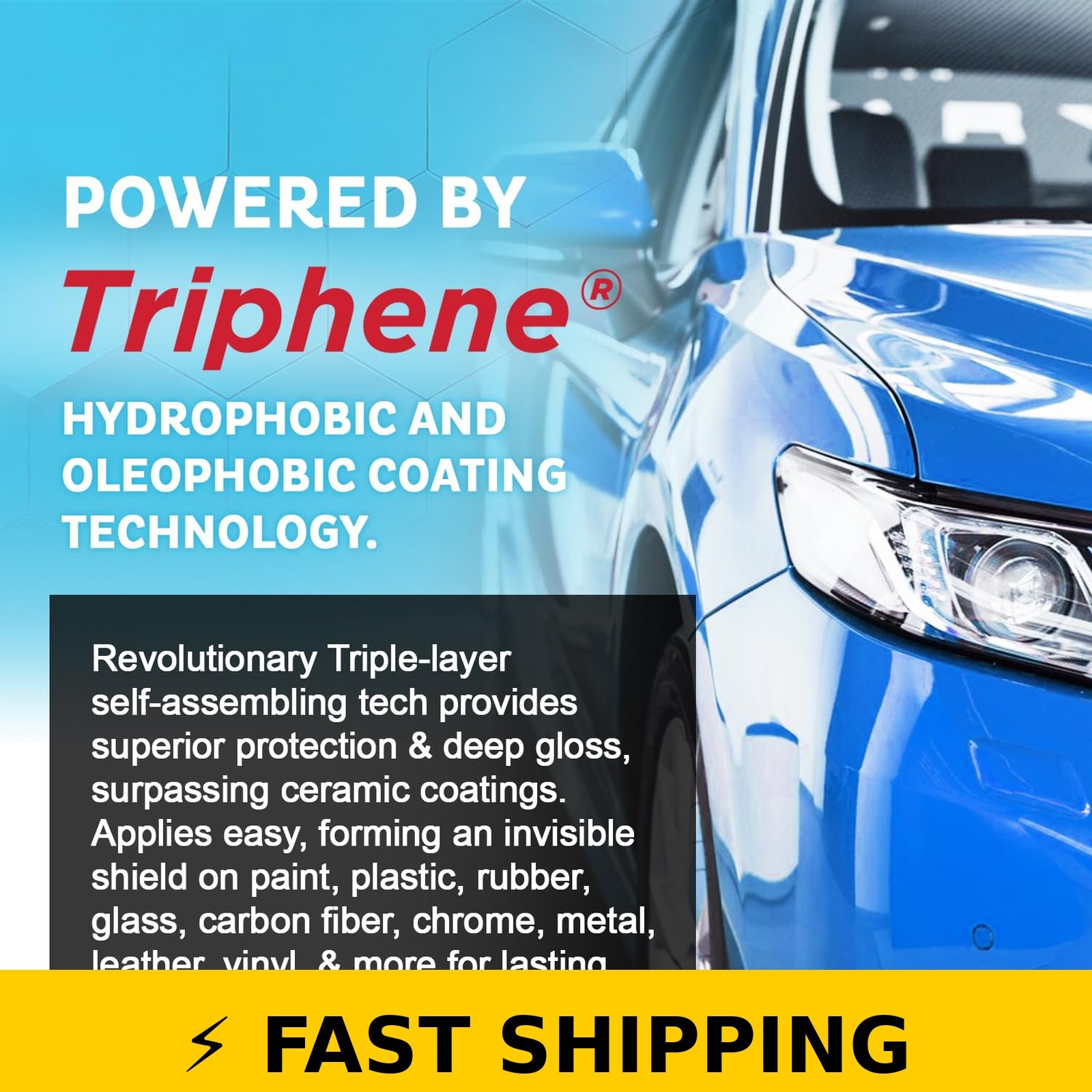 MAXLONE Car Spray with Triphene Technology – 2 Pack, 20oz