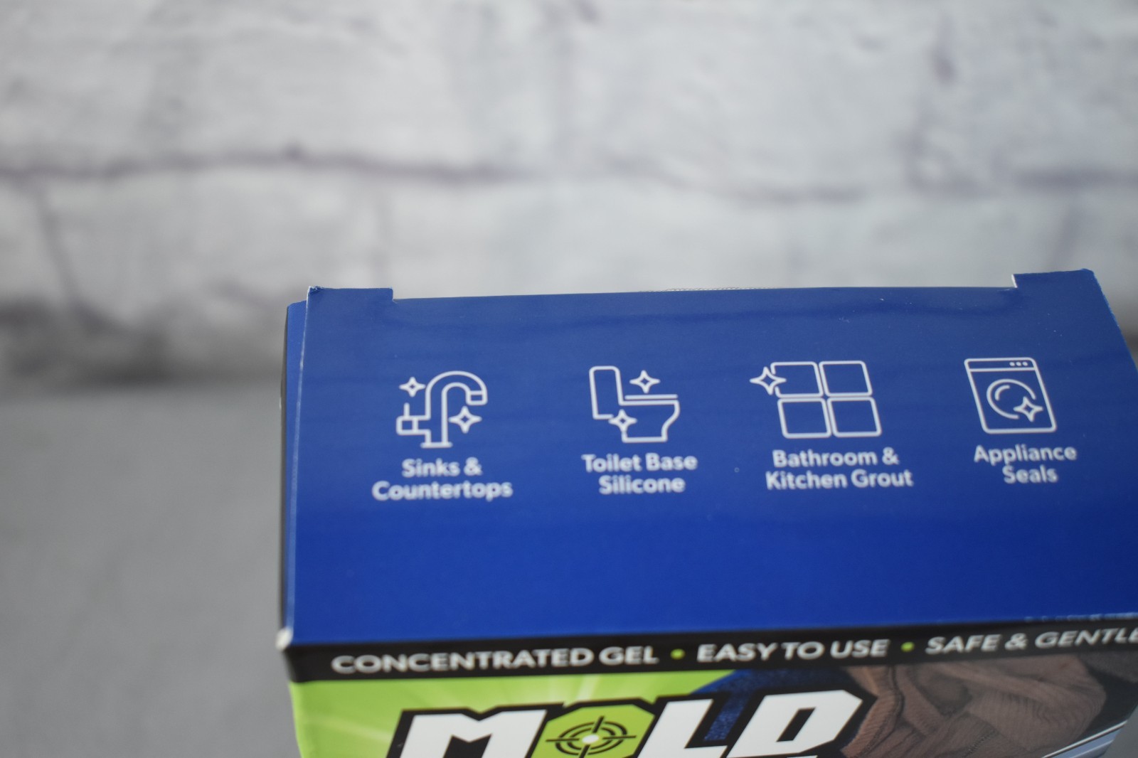 Mold Patrol Mold & Mildew Stain Remover Gel 7oz Kit w/ Grout Pen & Brush NEW