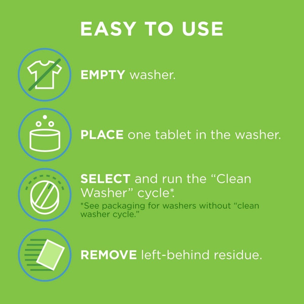 Affresh Washing Machine Cleaner – 5ct: High Efficiency, Odor Control
