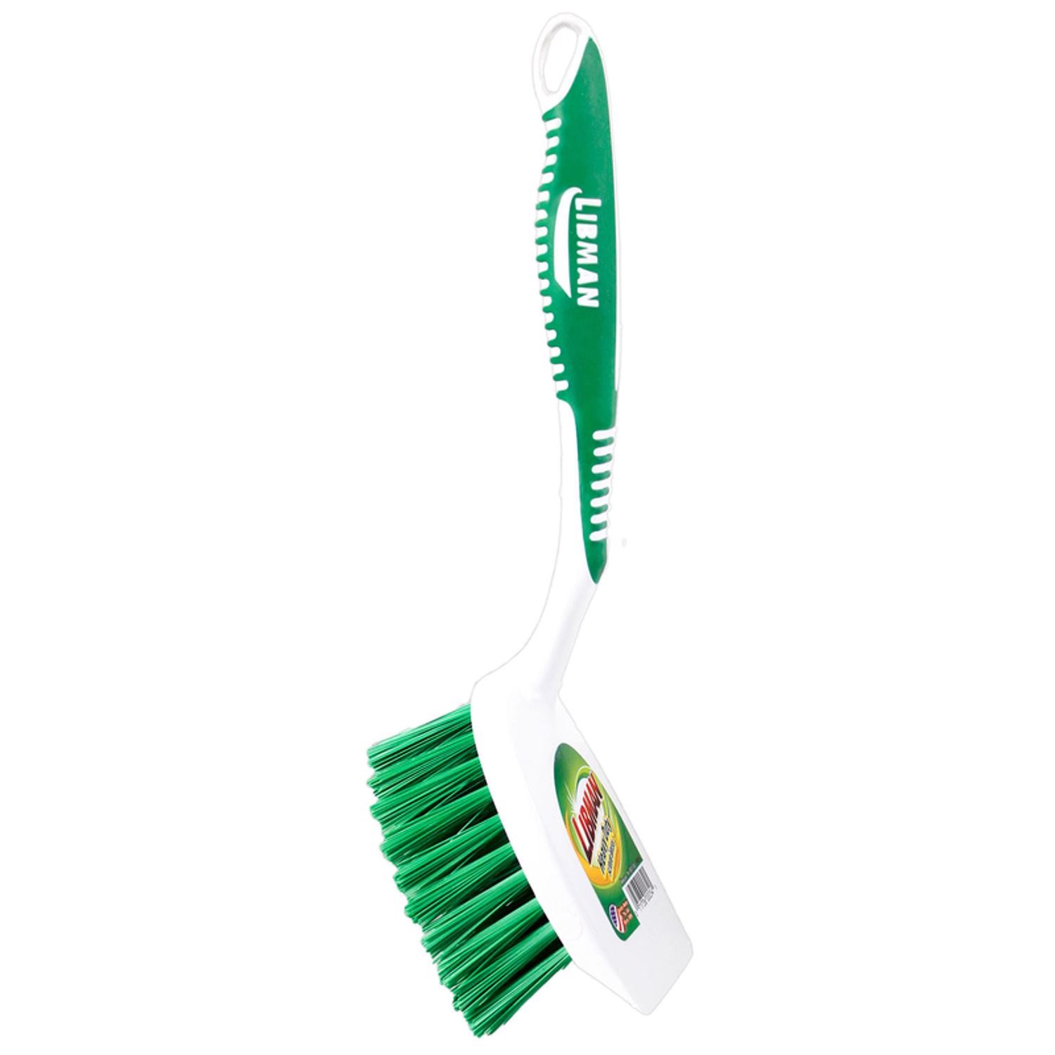 Libman 5.5 in. W Plastic Long Handle Scrub Brush (Pack of 6)