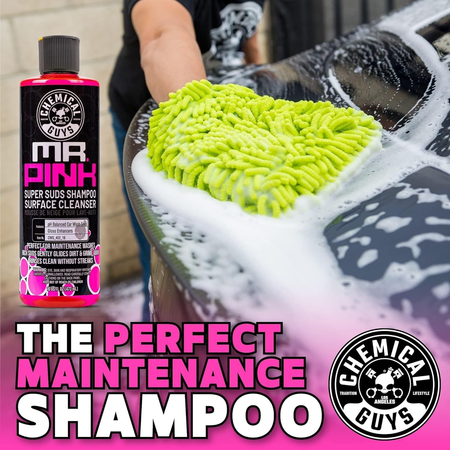 Mr. Pink Car Wash Soap 64 oz Super Suds Foaming Car Wash Soap for Cannon, Bl…