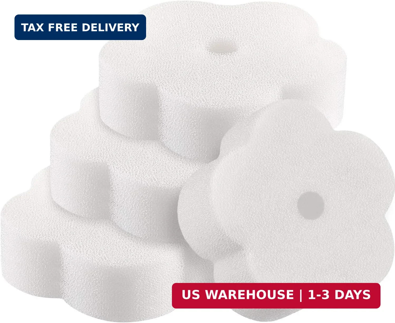 24 Pieces Sponge for Hot Tub Accessories, Flower Oil Scum Absorber for Swimming