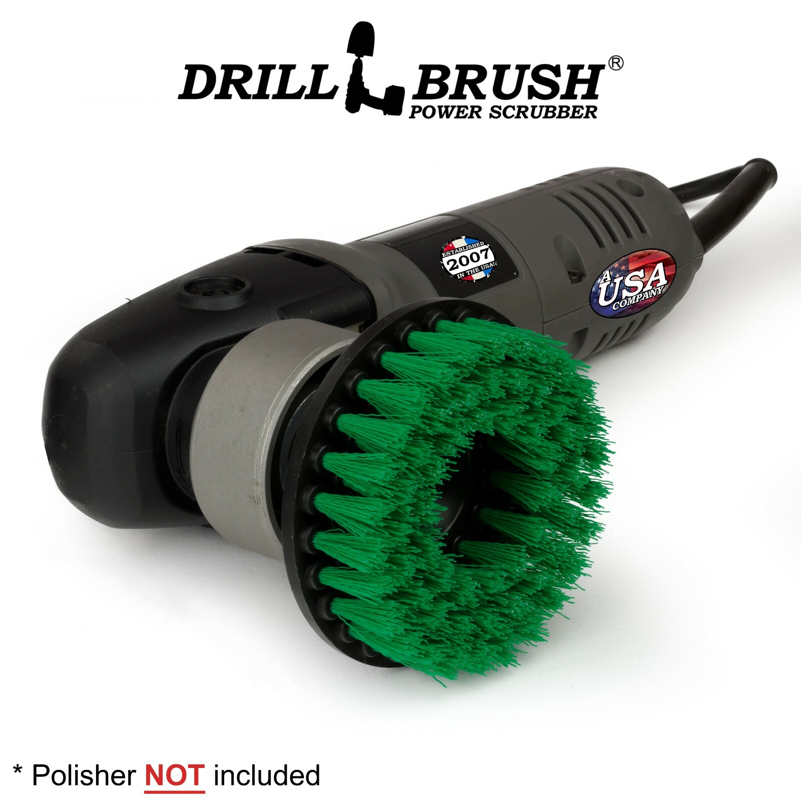 Carpet Upholstery Brush fits Meguiar’s rotary and Porter Cable DA Polishers