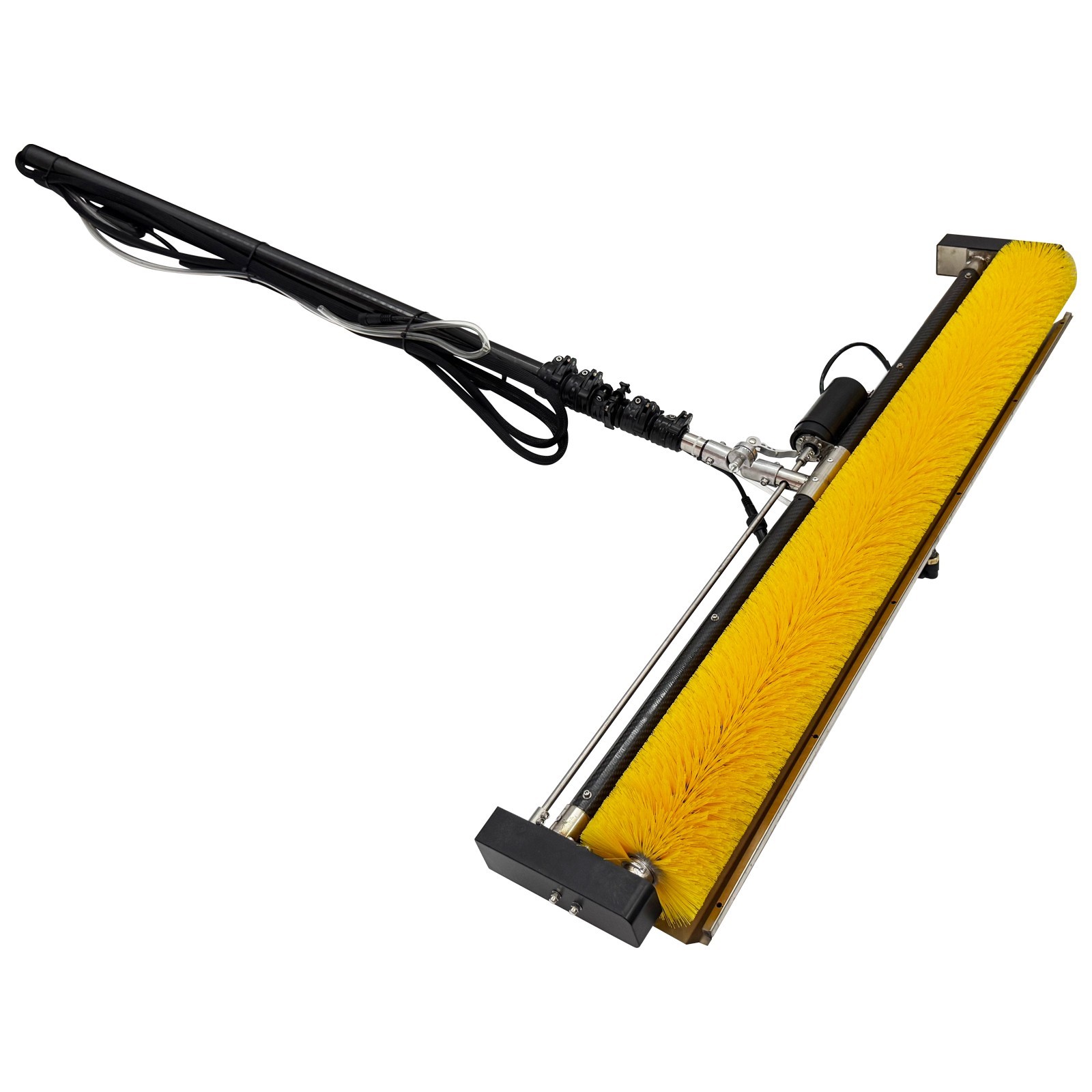 16.4ft Automatic Solar Panel Cleaner High-Efficiency Scrubbing Roller Brush 110V