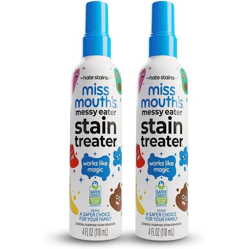 Messy Eater Stain Treater Spray 4oz 2 Pack Stain Remover Newborn & Baby