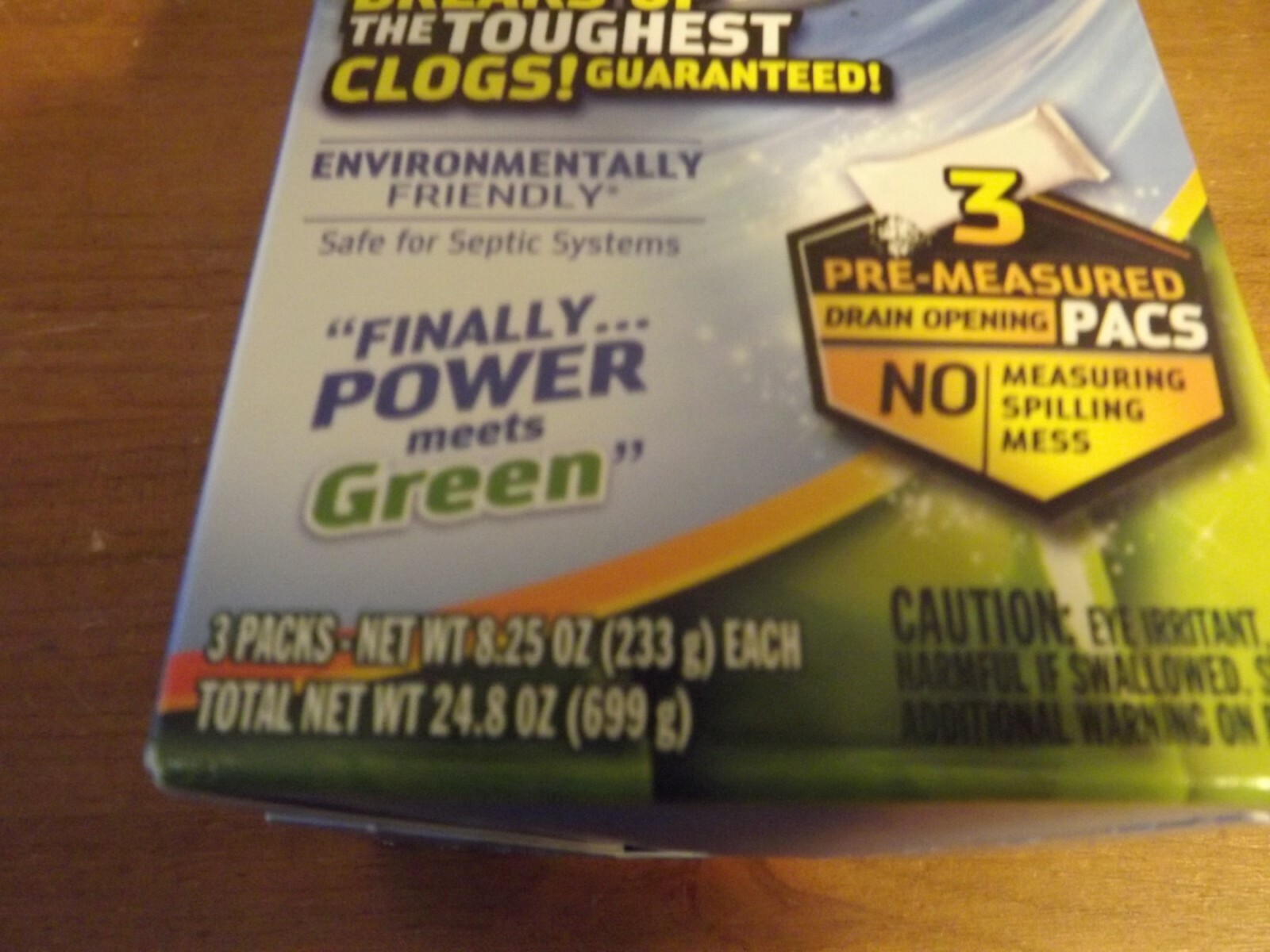 6 PACKETS GREEN GOBBLER 2 SNAKES 44.3oz total PRE-MEASURED PACS