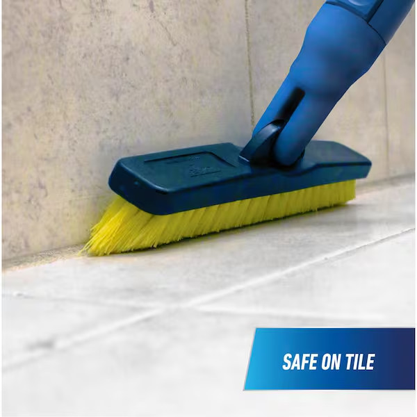 Swivel Grout Brush Tile Floor Scrub Brush Deck Shower Cleaning Tool Heavy Duty