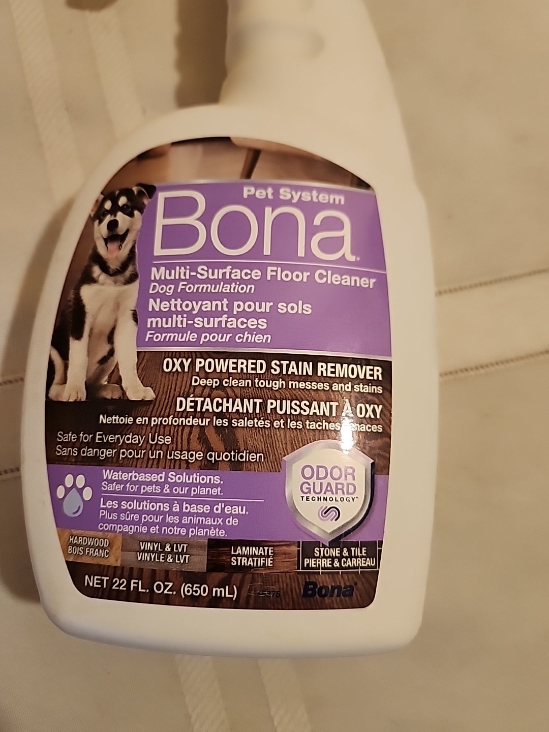Bona Pet System Multi-Surface Floor Cleaner, Dog Formulation Oxy 22 Fl Oz