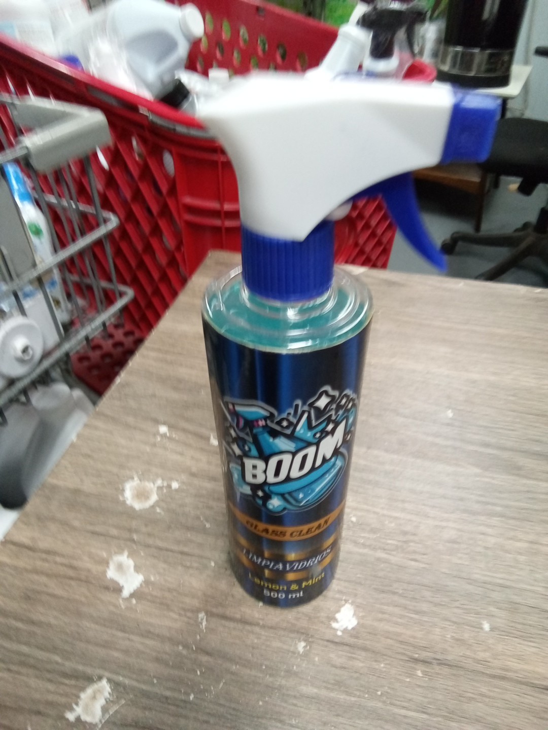 Limpia Vidrios Boom Glas Clean Lemon & Mint 16 Fl Oz 522 Dt
