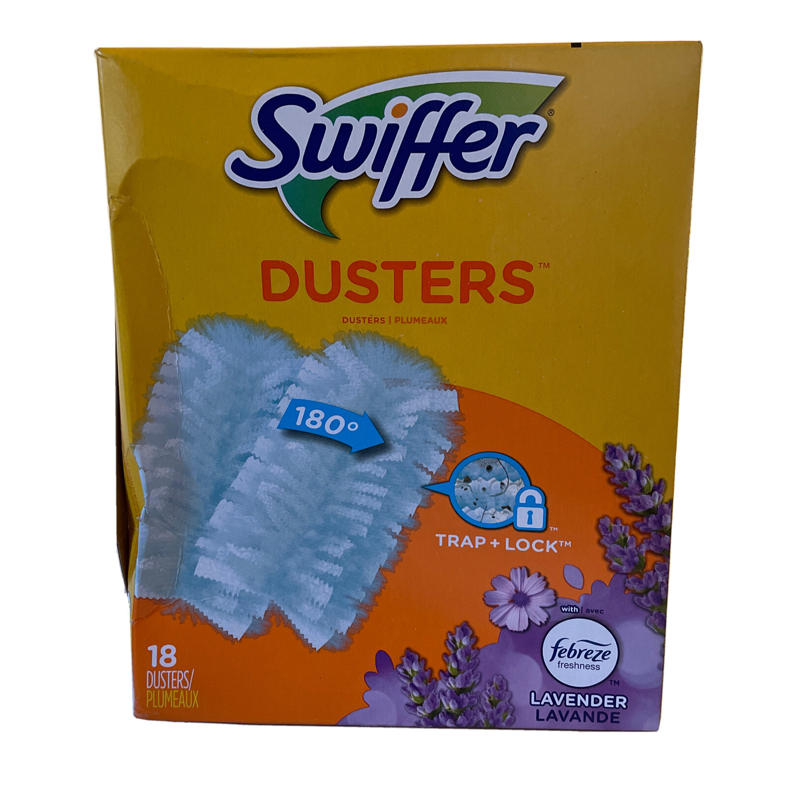 Swiffer Dusters 180 Degree Multi Surface Febreze Lavender Refills 18 Count New