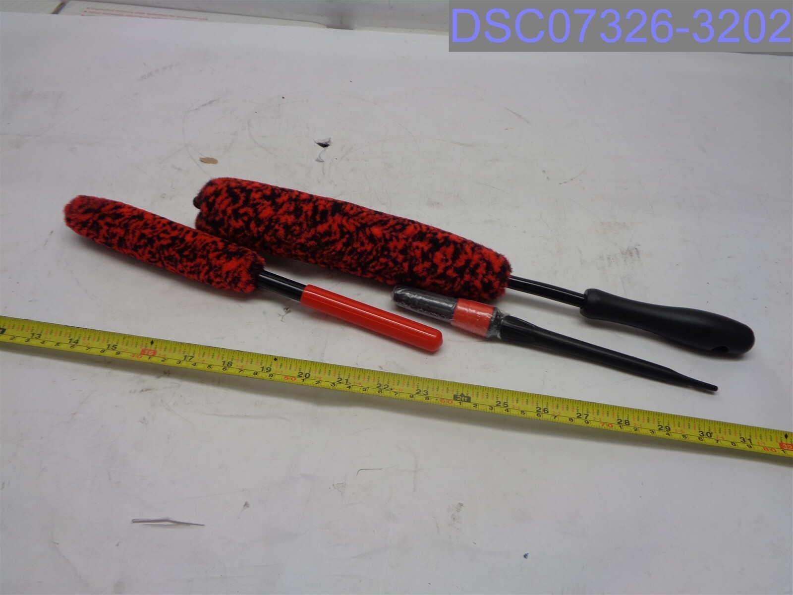 3 Piece Set – bzczh Red & Black Wheel/Tire Woolies #X002VX389F