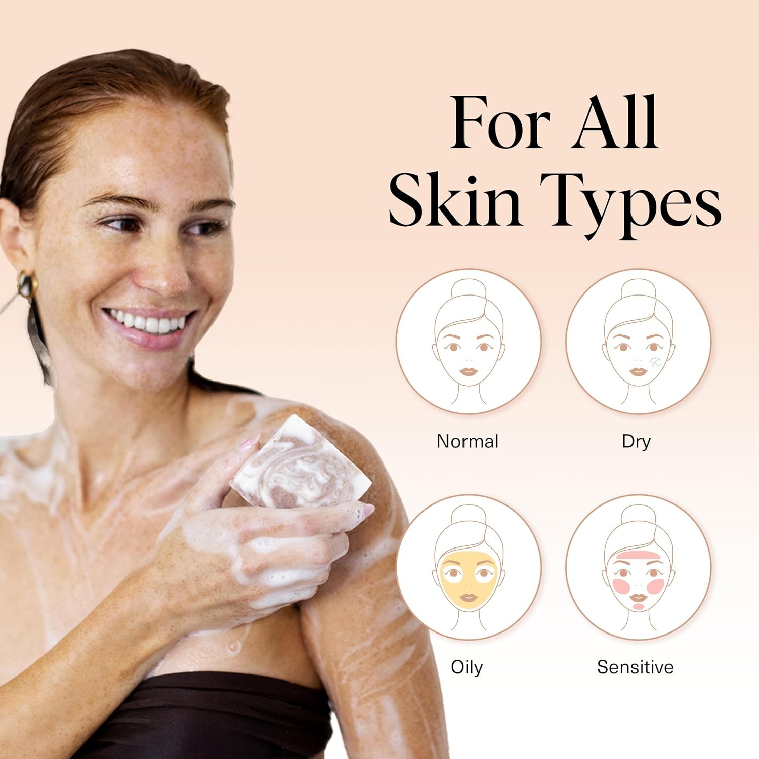 Shea Butter Exfoliating Body Wash Bar Soap – Super Hydrating with