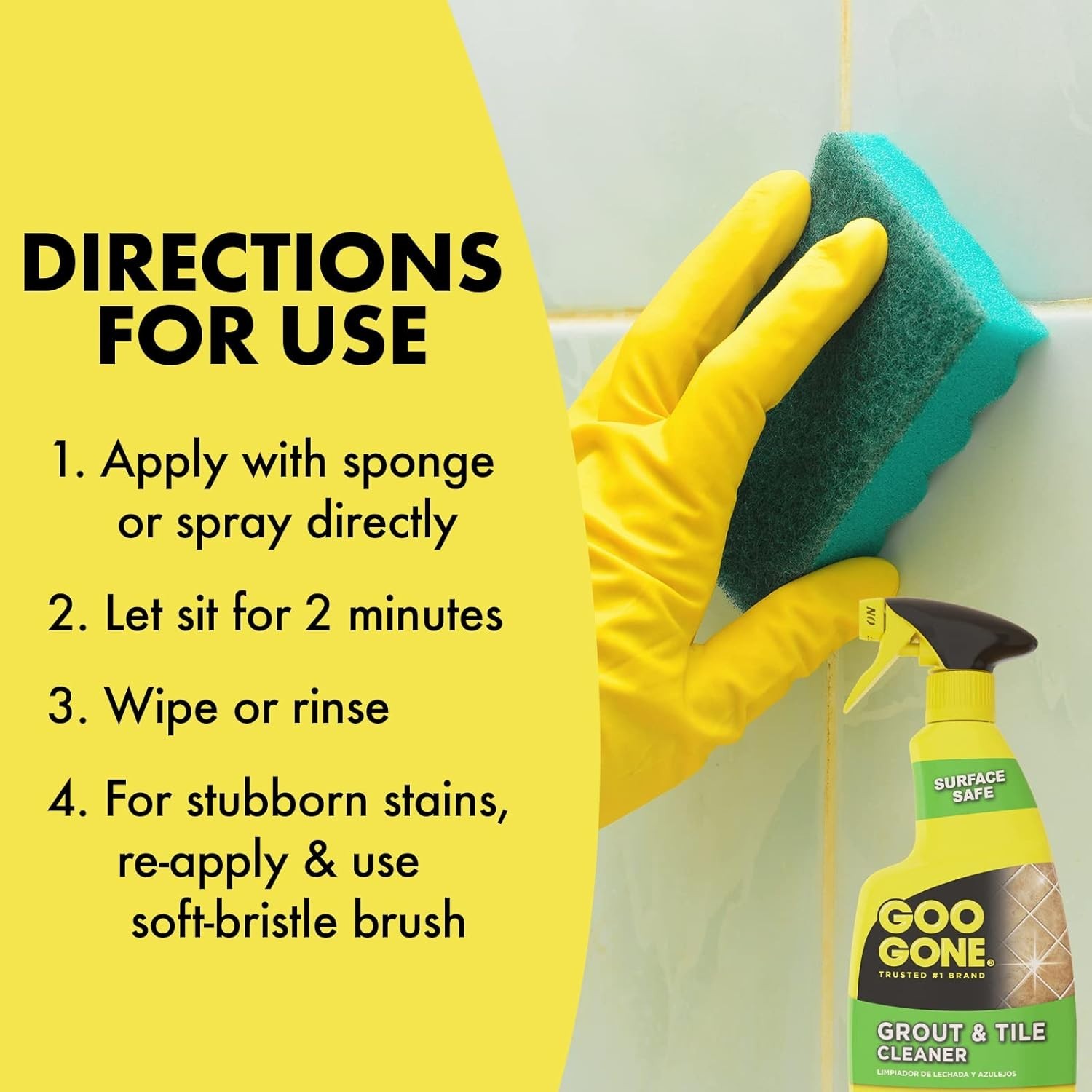 Grout & Tile Cleaner 28 Ounce – Cleans, Freshens & Revitalizes Surfaces