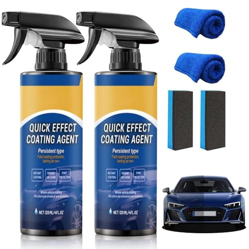 2PCS Quick Effect Car Coating Spray – Coat Wax & Scratch Car Wax – 2 Pack