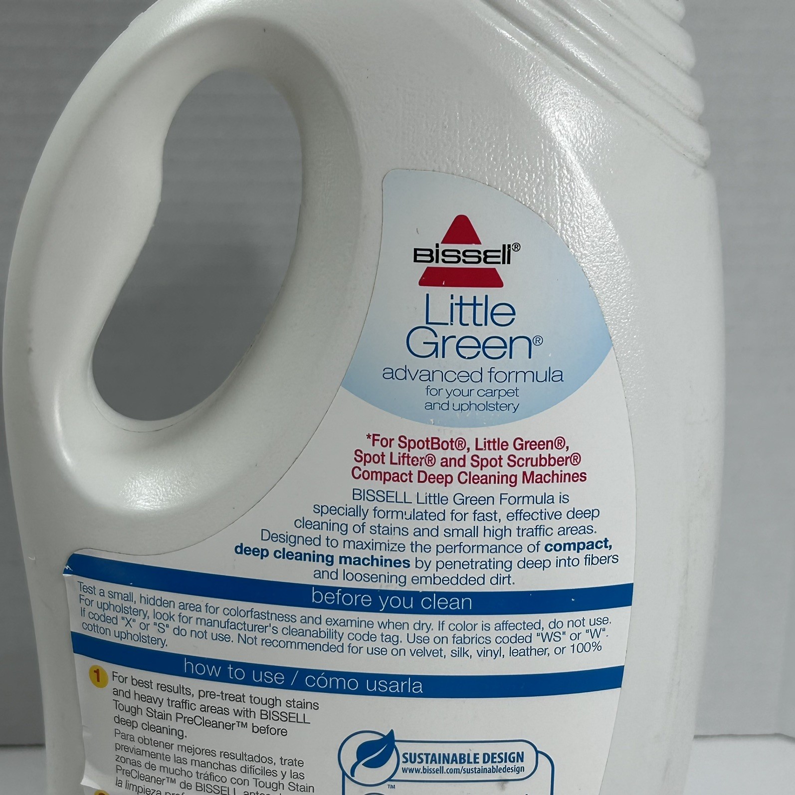 Bissell Little Green Formula Carpet & Upholstery Cleaner 64oz Concentrate NEW