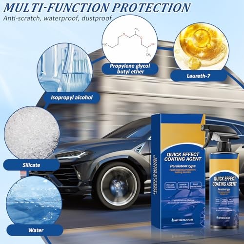 2PCS Quick Effect Car Coating Spray – Coat Wax & Scratch Car Wax – 2 Pack