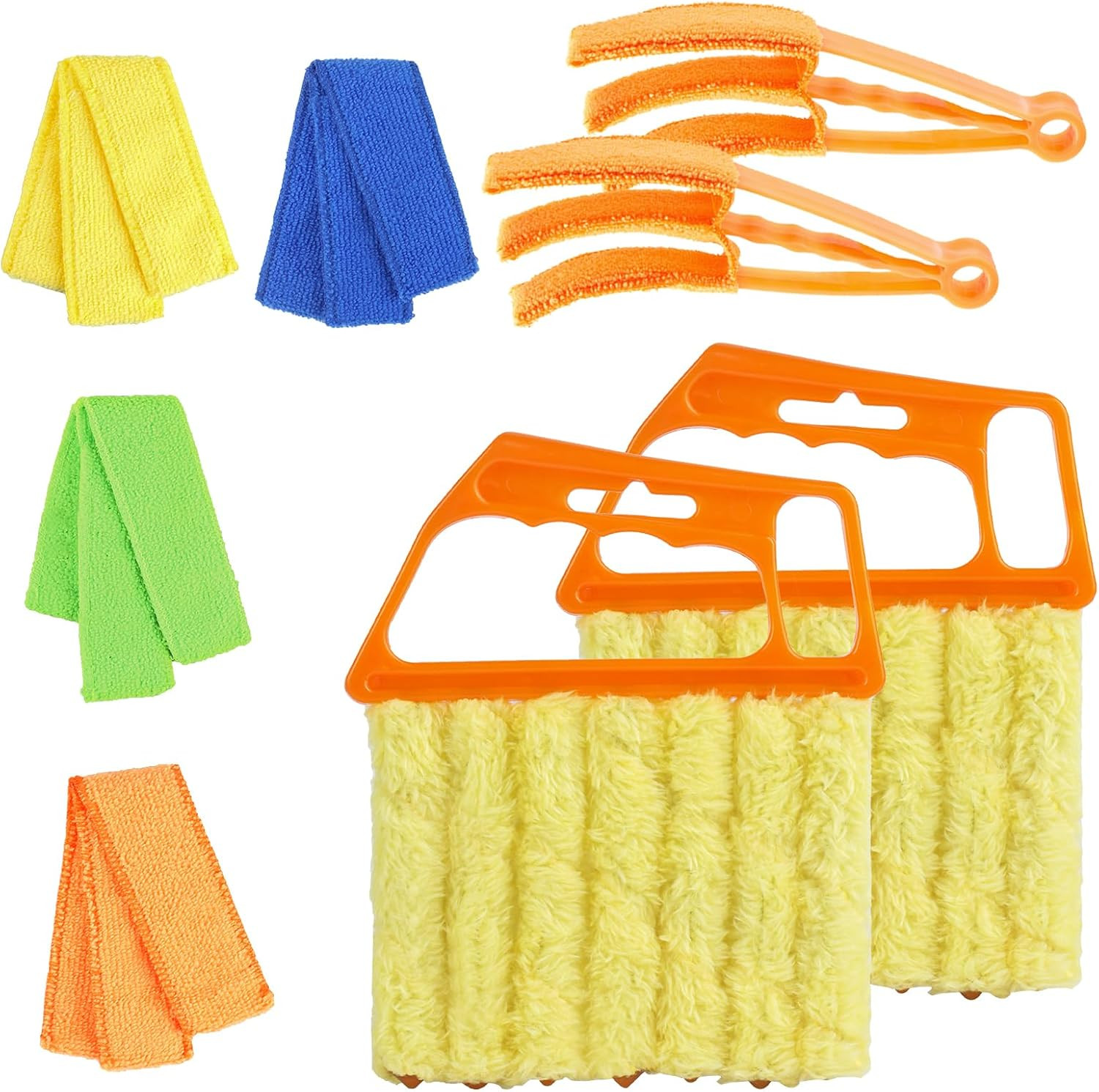4Pcs Window Venetian Blind Cleaner Duster Tool,Feather Blind Duster for Cleaning