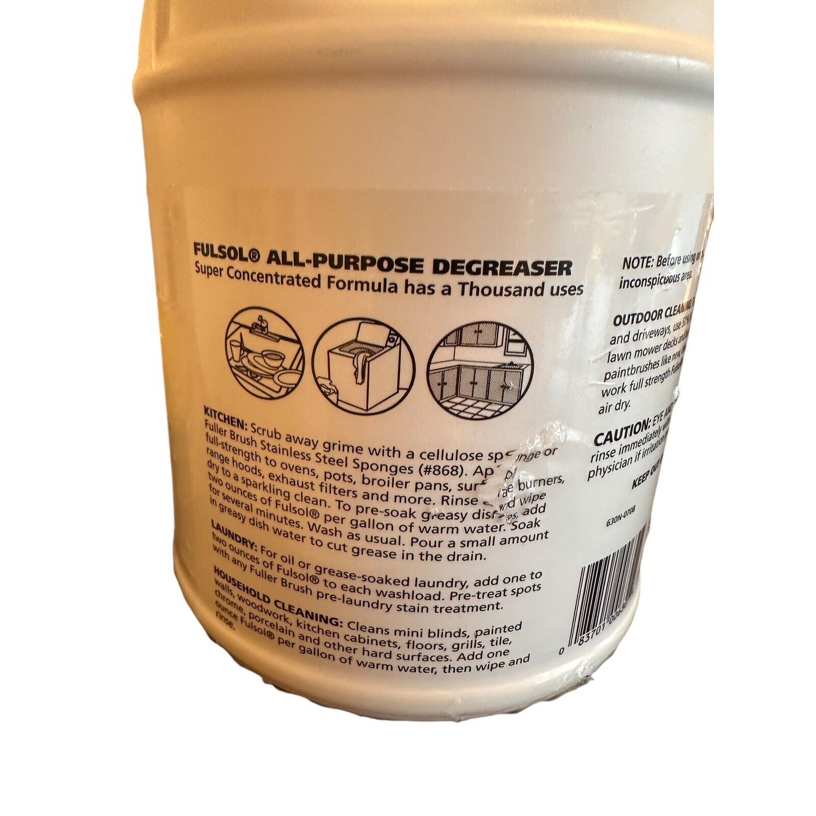 Fuller Brush Fulsol All Purpose Degreaser Cleaner Vintage 70% Full