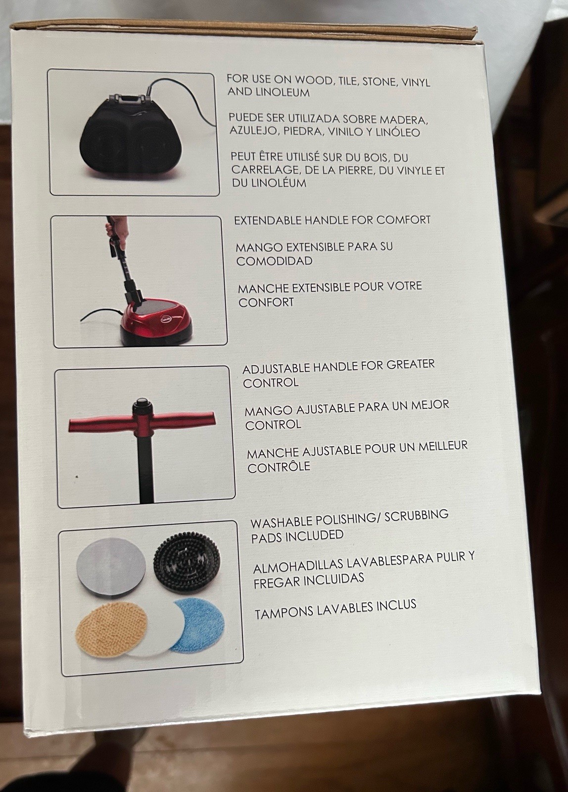Ewbank EP170 All-in-One Floor Cleaner, Scrubber & Polisher – 2200 RPM Power