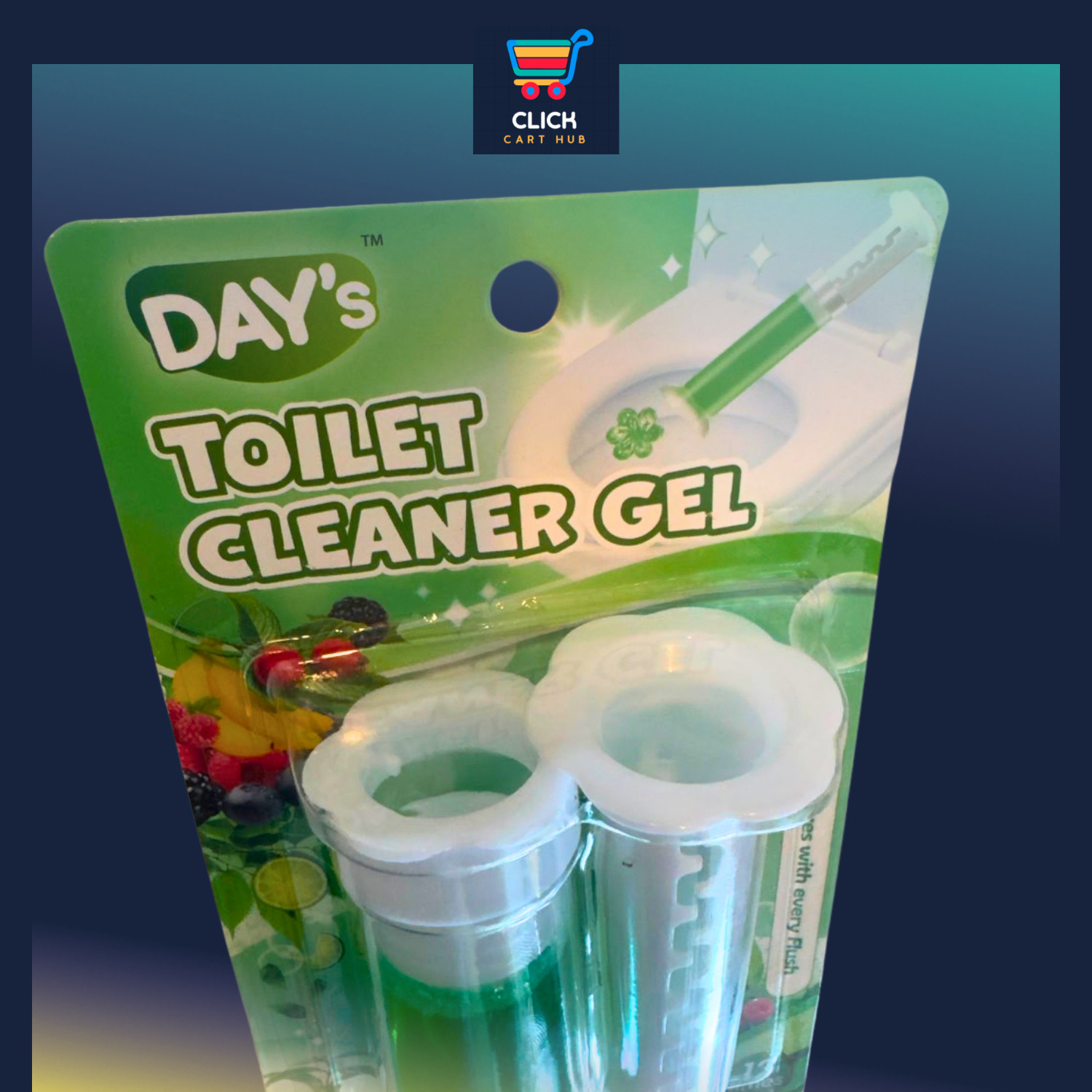 1PCS GEL Fragrance Green toilet bowl cleaner, refreshing last for 1 week