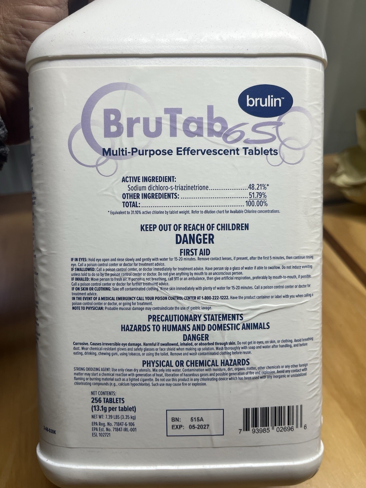 Brutabs 6s Multi Purpose Effervescent Tabs