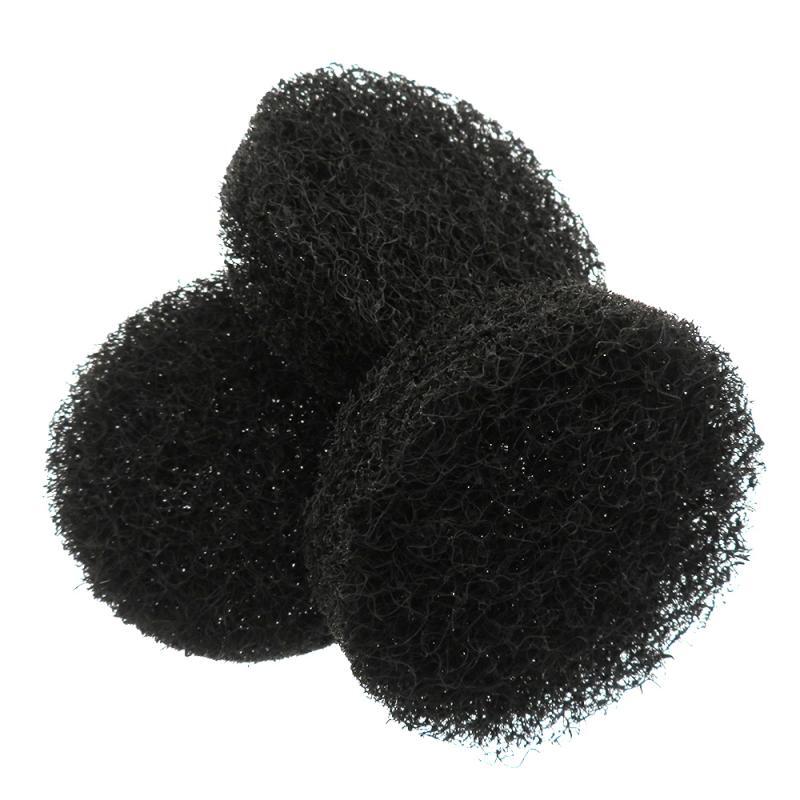 4 Inch 100mm Black Round Flocking Scouring Pad Nylon Fiber Abrasive Sanding Disc