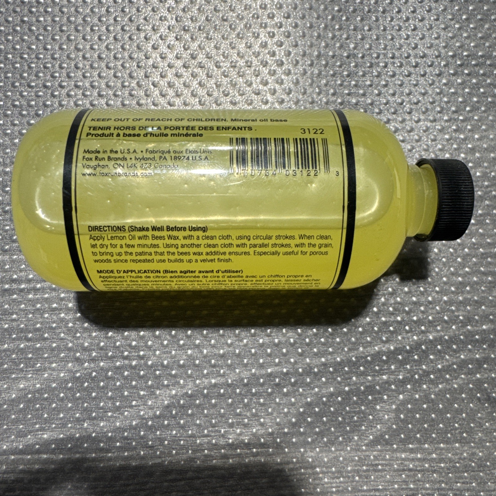 Old Craftsmen’s Lemon Oil with Bees Wax Wood Furniture Polish 8oz