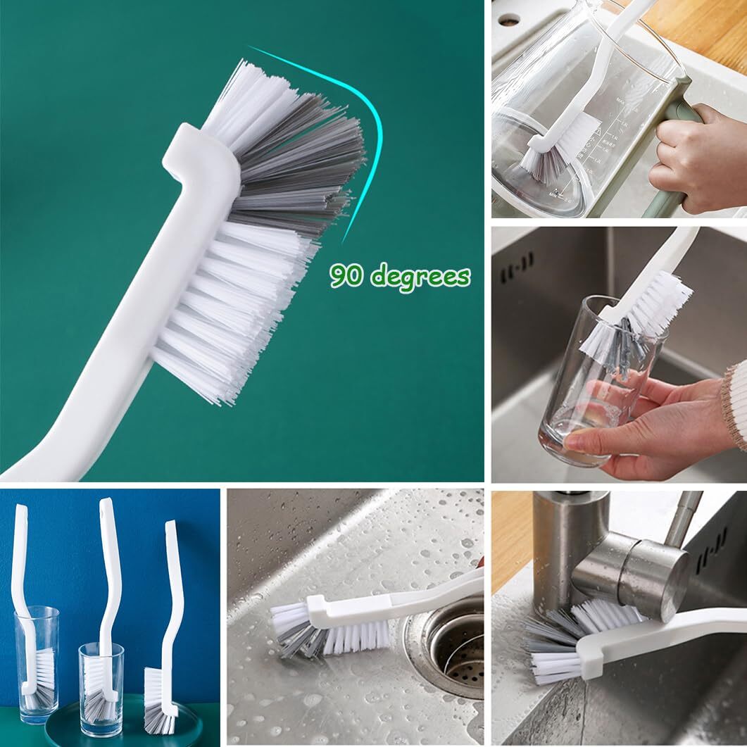 12pcs Small Cleaning Brush Crevice Gap Cleaning Brushdoor Window Track Groove Co