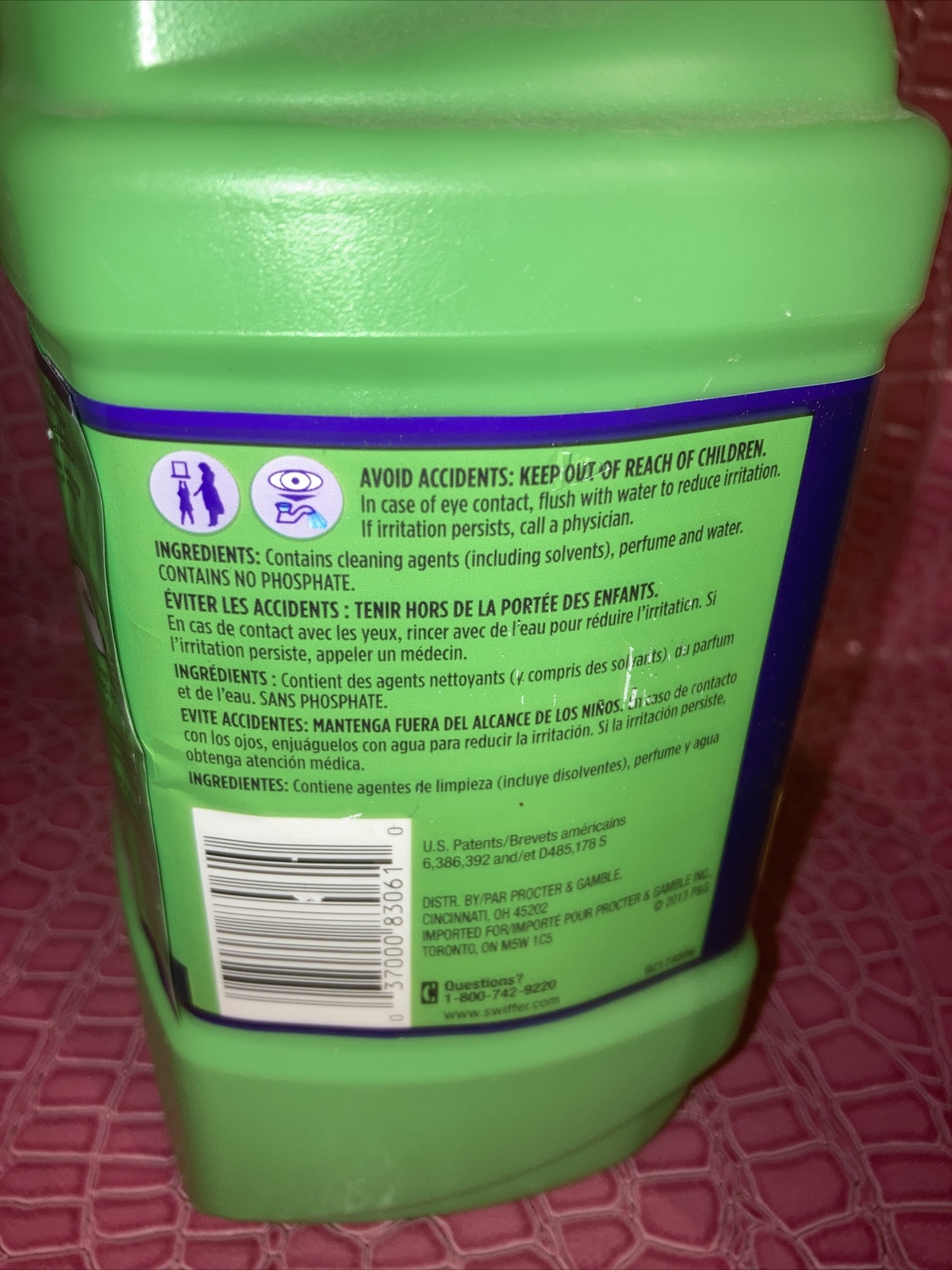 Swiffer Wet Jet 1-Hardwood Blossom Breeze & 1- Multi-Purpose Cleaner 1.25L Each