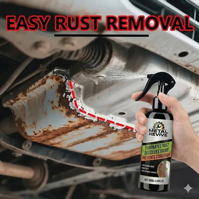 Heavy-duty Car Rust Remover Spray, Wheel Rim & Exhaust Anti-rust Cleaner