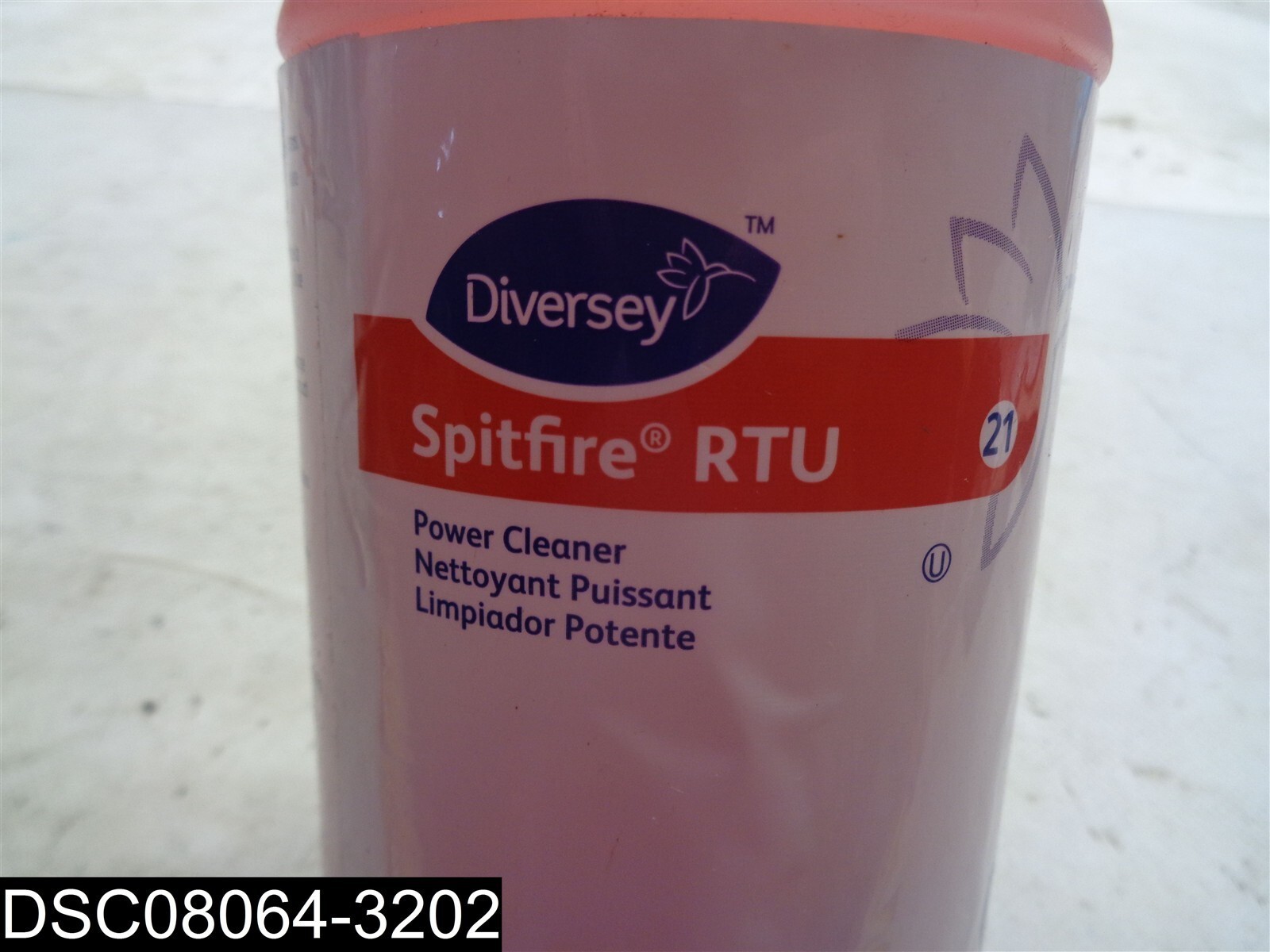 QTY=1 QT: 95891789 Diversey Spitfire Power Cleaner 807174528114