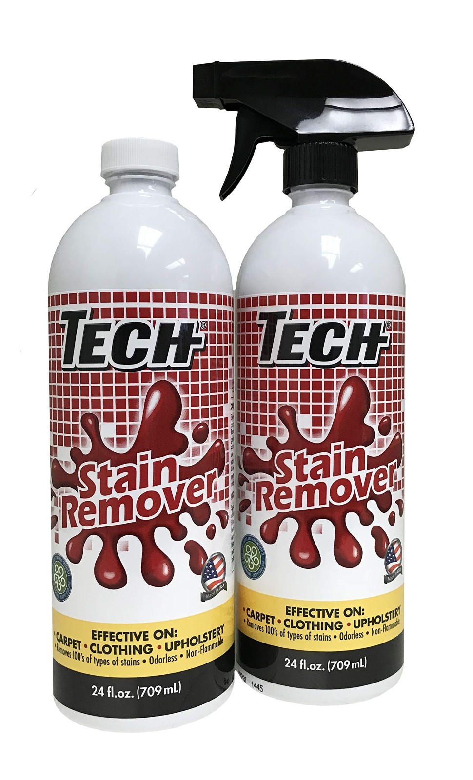 Stain Remover Spray 24 oz – 2-Pack for Carpet, Clothes, Upholstery & Fabrics