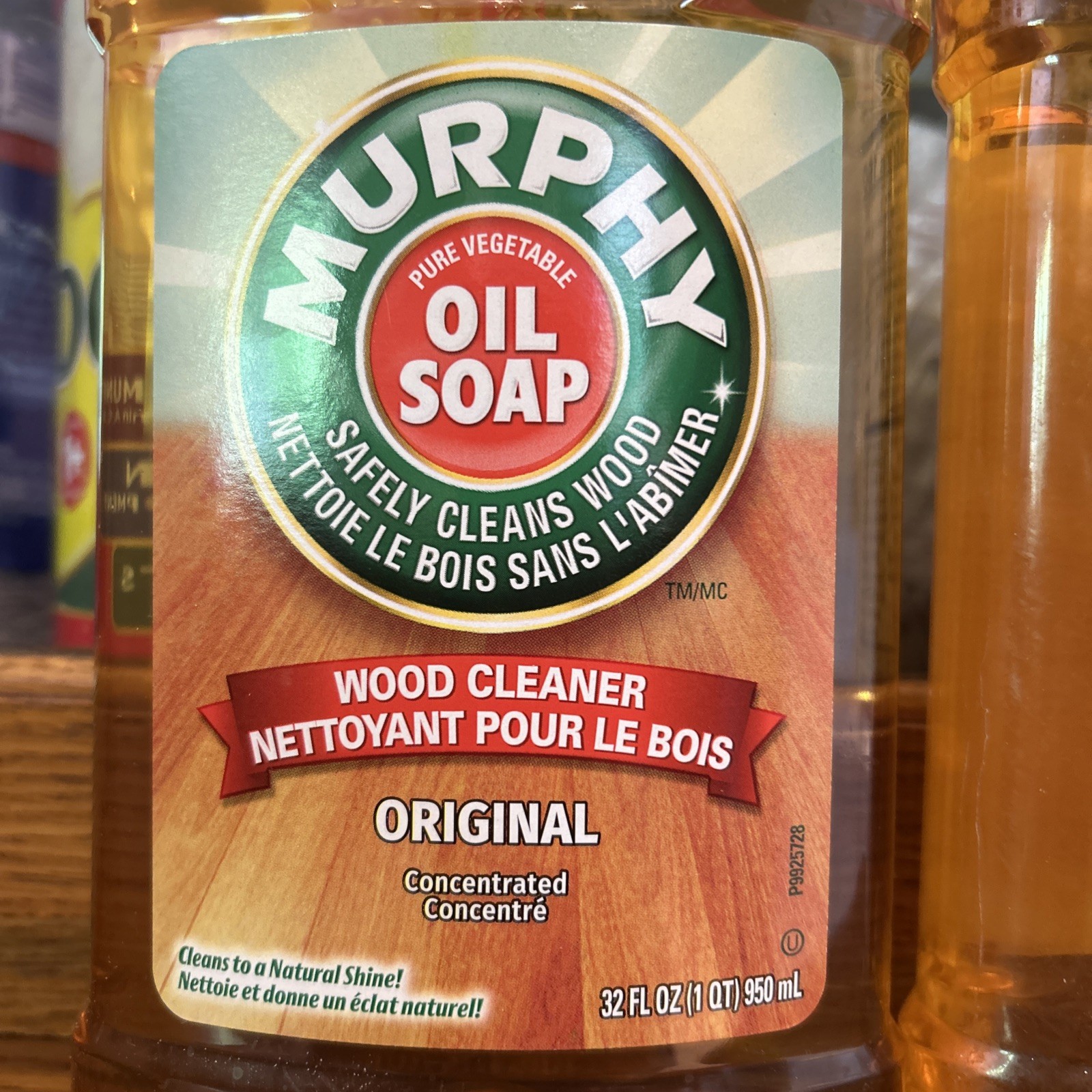 Murphy Original Oil Soap Wood Cleaner pack of 2 , 32 fl oz each. Original.