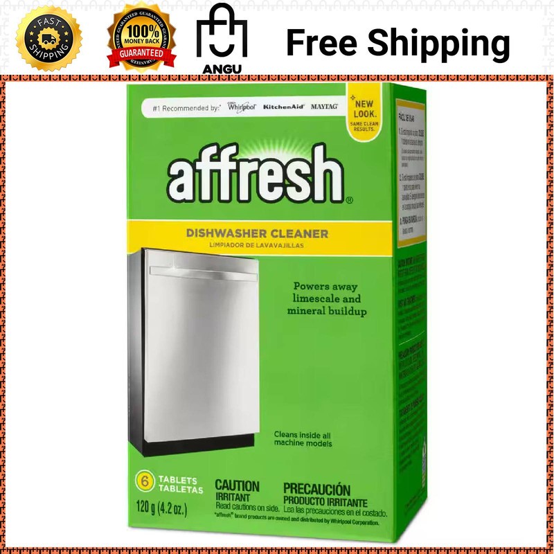 Affresh Washing Machine Cleaner, For Whirlpool, Maytag & Amana, – 6 Tablets