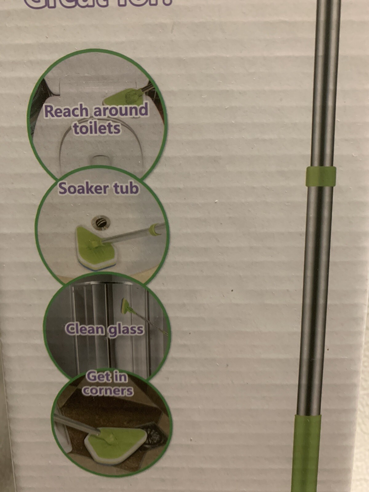 Shower Scrubber/Bathroom Scrubber/Bathtub Cleaner and Kitchen