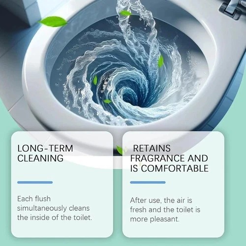 1Pack Toilet Bowl Cleaner, Toilet Cleaner, Long-Lasting Fresh Scent