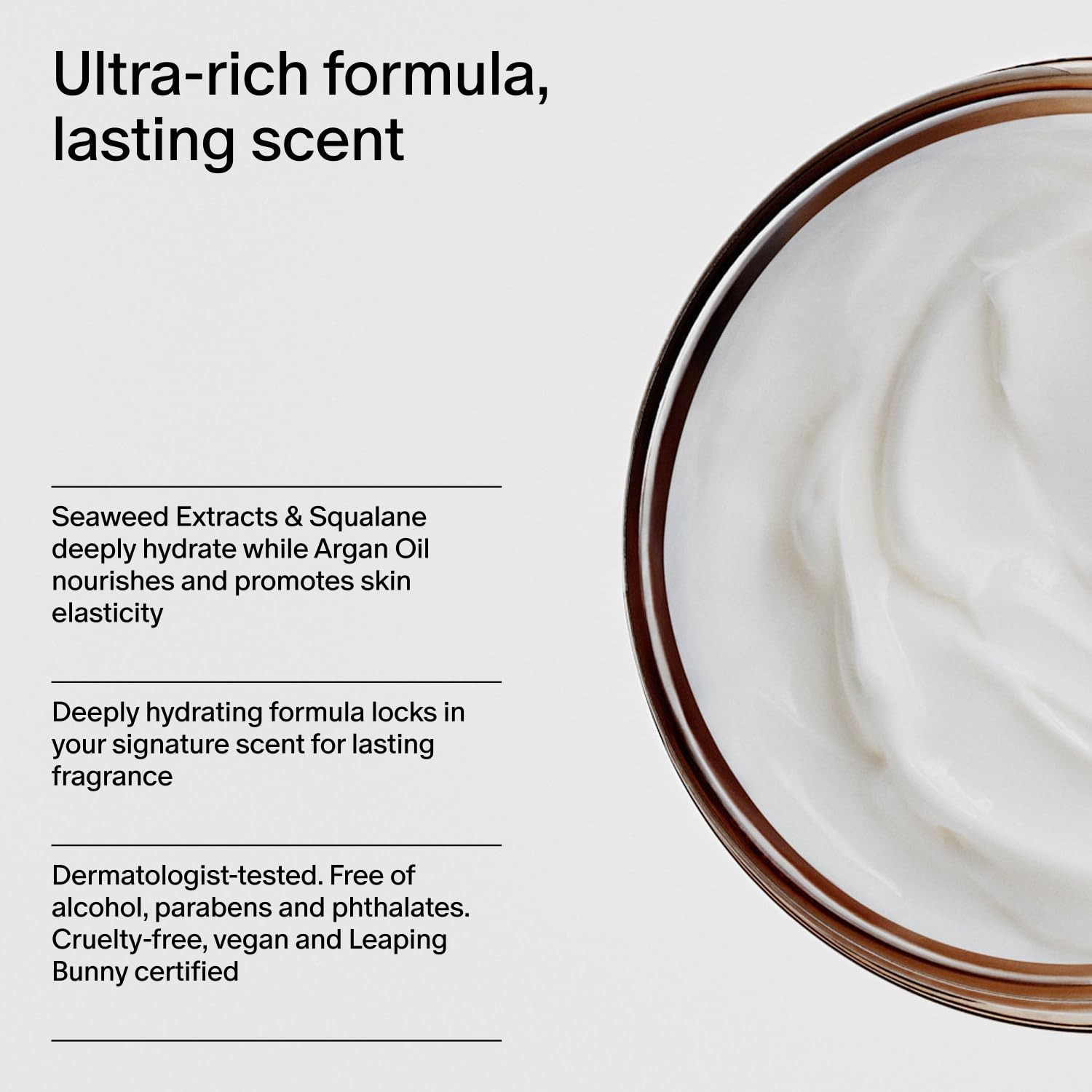 Salt & Stone Body Cream | Hydrating Formula with Seaweed Extracts, Spirulina &