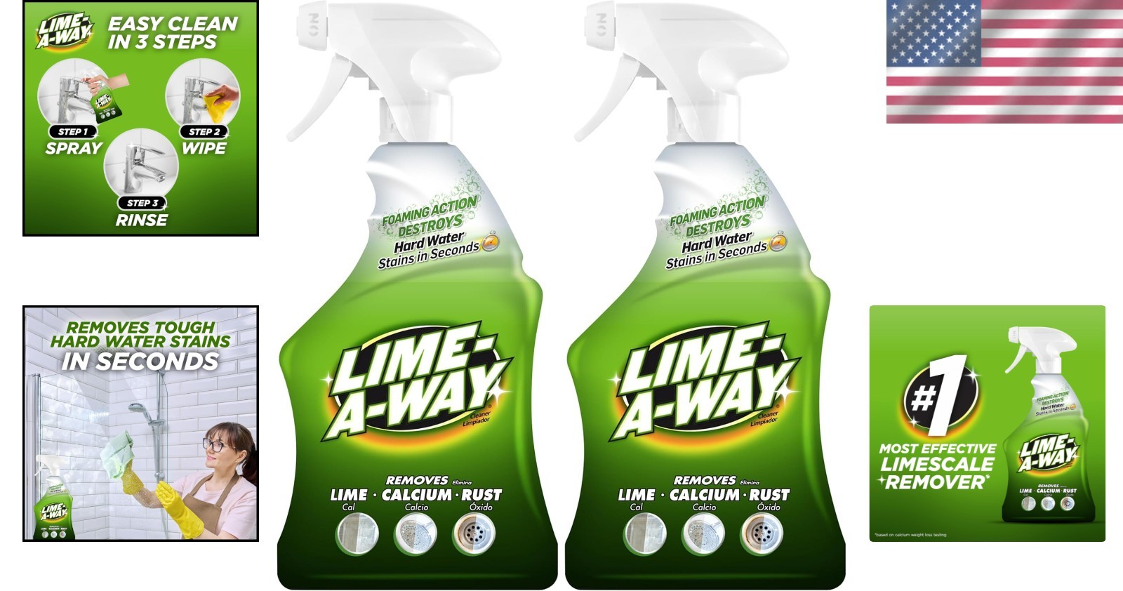 Lime Scale Dissolver Spray, 32oz x 2