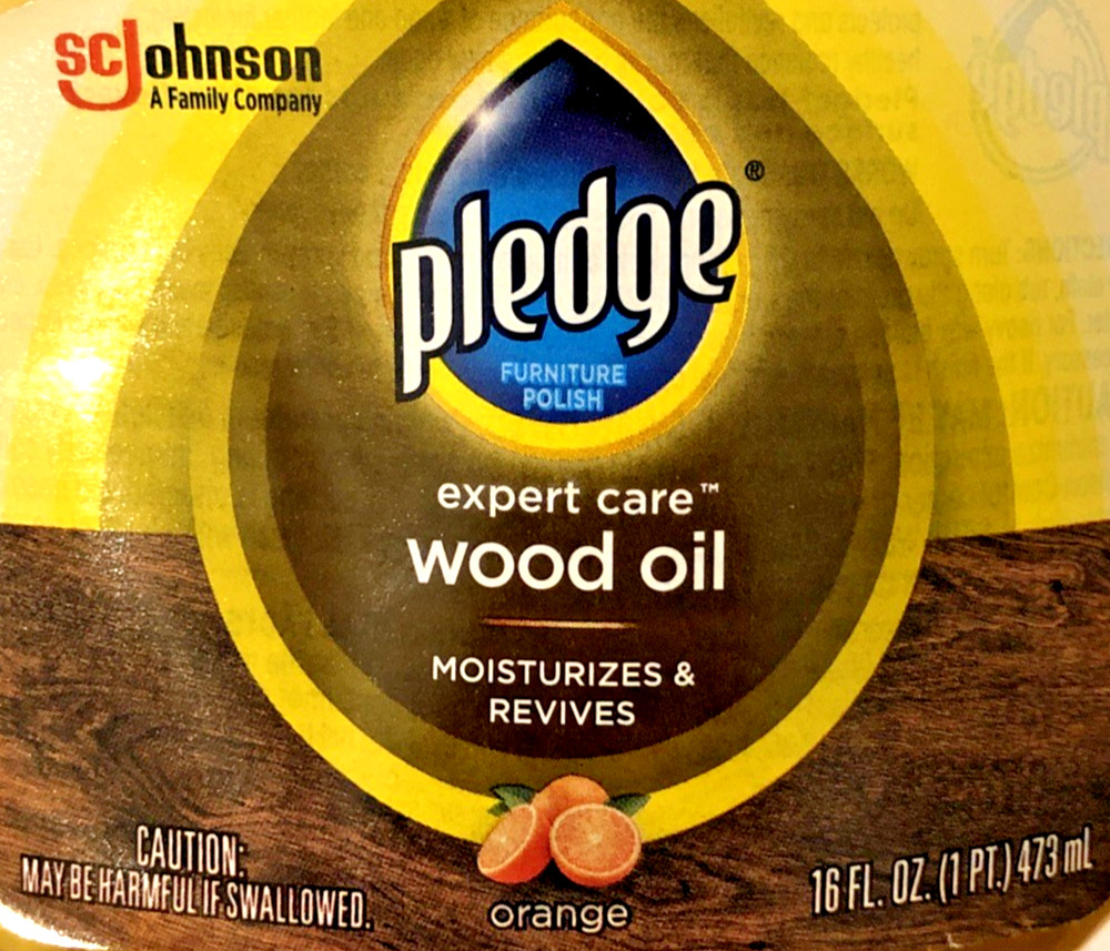 Pledge Expert Care Wood Oil Moisturizes & Revives Orange 16 fl oz Discontinued